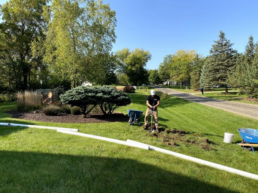 Yard Leveling in Bloomington, IL