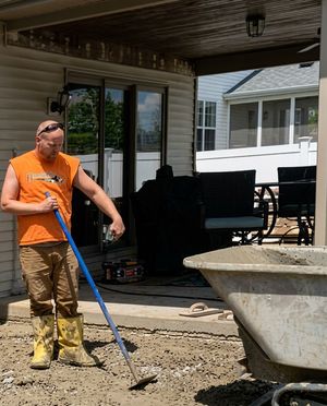 Kyle working