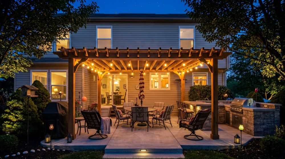 Pergola builder Bloomington IL.